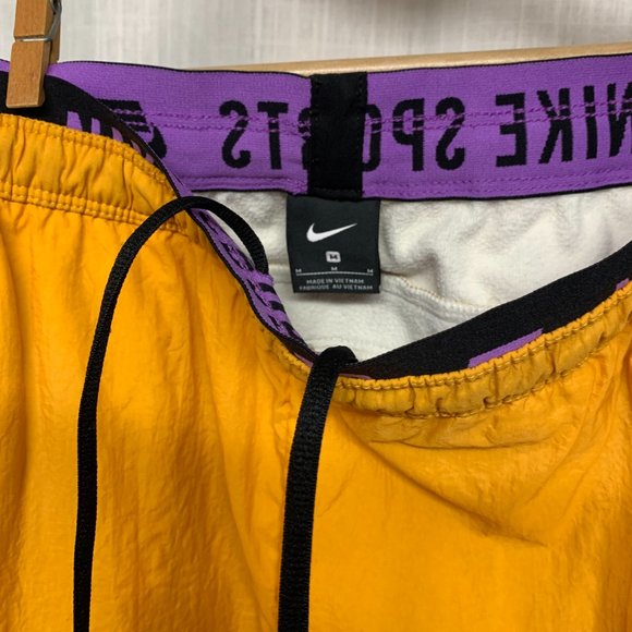 Mens Nike Therma Training Pants, grey purple orange, Mens Medium - Picture 4 of 12